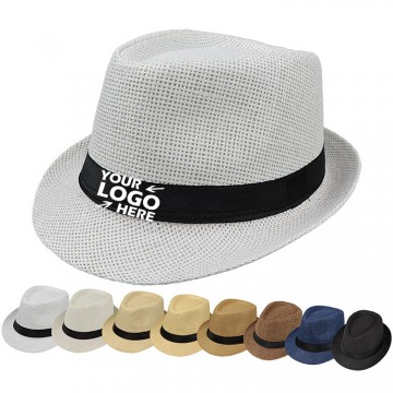 Nature Straw Fedora Hat